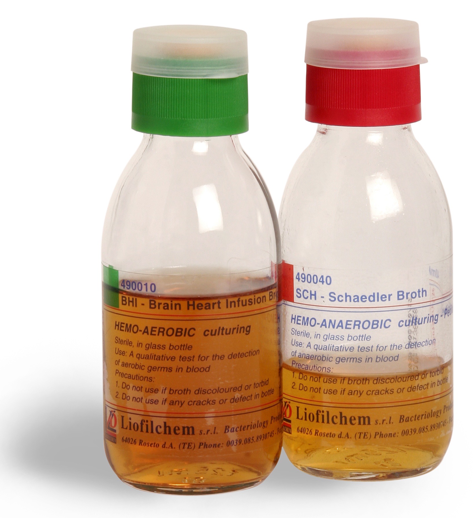 Blood culture bottles